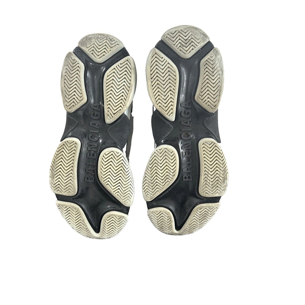 Balenciaga Men's Triple Track S Sneaker Size US 12/ EUR 45 Gray/Silver Retro - Picture 10 of 11